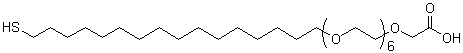 Carboxy-EG<sub>6</sub>-hexadecanethiol