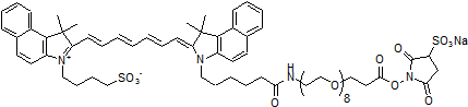 ICG-EG<sub>8</sub>-Sulfo-OSu